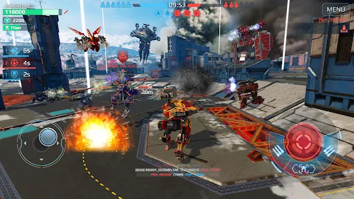Gameplay screenshot 4 from War Robots Multiplayer Battles - Action game